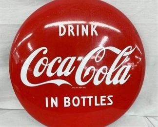 24IN RARE ORIG. COCA COLA BUTTON