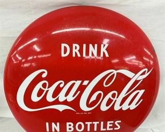 RARE BUTTON GOES ON SIDEWALK SIGN