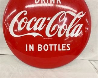 RARE PORC.ORIG. COKE IN BOTTLE BUTTON