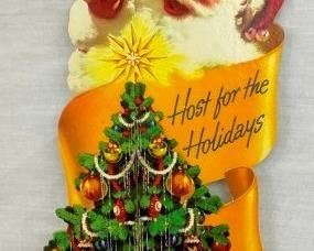 COKE HAPPY HOLIDAYS CARDBOARD