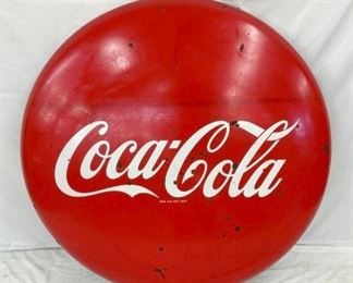 48IN PORC. COCA COLA BUTTON