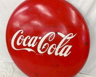 48IN PORC. COCA COLA BUTTON