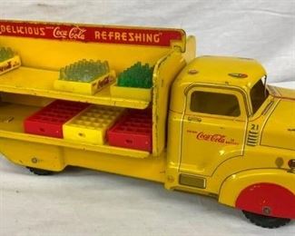 CLOSE UP OTHERSIDE BUDDY L Coca Cola TRUCK 