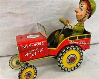 GI JOE UNIQUE ART TIN TOY