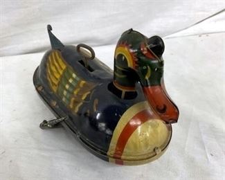 CLOSEUP TIN LITHO KEYWIND DUCK