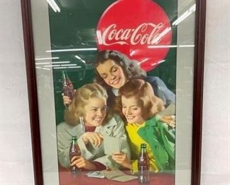 1948 REPORT CARD COKE CARDBOARD