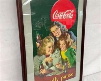 1948 REPORT CARD COKE CARDBOARD