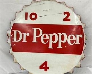 40IN DR. PEPPER CAP SIGN
