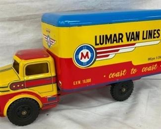 LUMAR VAN LINES TOY TRUCK