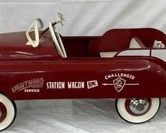 BMC RESTORED STATION WAGON PEDAL CAR