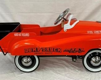 RESTORED MODEL 287 DUMP PEDAL CAR