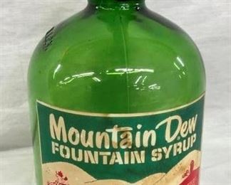 1G. MOUNTAIN DEW SYRUP JUG