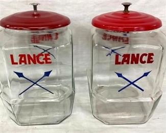 12IN LANCE STORE JARS W/ CROSS ARROWS