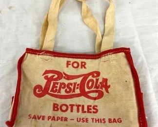 UNUSUAL CLOTH PEPSI BOTTLE 6PK CARRIER