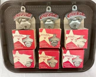 COCA COLA OPENERS W/ ORIG. BOXES