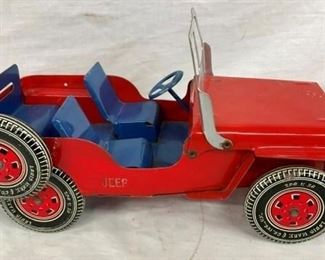 ORIG. MARX BILLY JEEP TOY