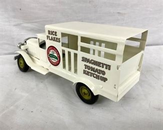 1930'S TIN SILVER TOWN RICE FLAKES TRUCK
