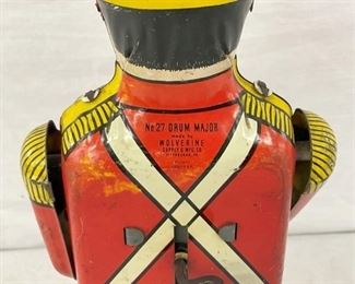 BACK VIEW TIN DRUMMER WOLVERINE