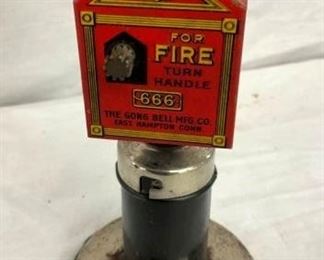 13IN RR STREET LIGHT W/ FIRE BOX