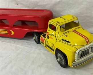 WYANDOTTE CAR HAULER TOY