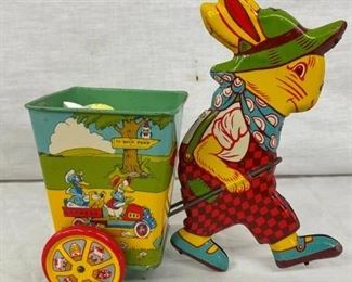 J. CHEIN BUNNY W/ CART