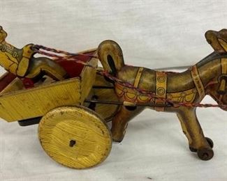 MARX DONKEY & CART 8X5
