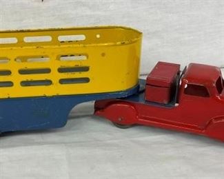 WYANDOTTE TRUCK W/ CATTLE TRAILER