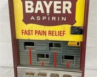 BAYER ASPIRIN COIN OP MACHINE