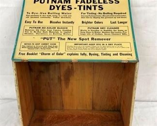 INSIDE VIEW PUTNAMS DYE CABINET