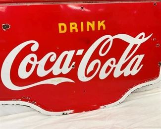 CLOSEUP PORC. DRINK COKE SIGN