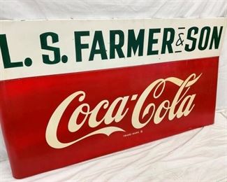 CLOSEUP COCA COLA STORE SIGN 68X36