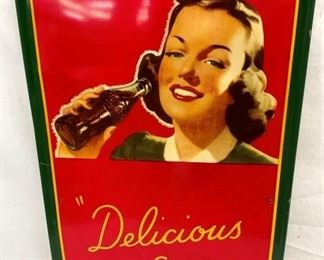 NICE GRAPHICS COKE VERTICAL SIGN