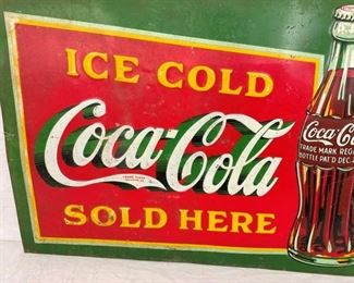 NICE SIGN W/ COLOR AND BOTTLE