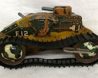 MARX TIN FRICTION TANK