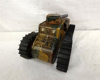MARX TIN FRICTION TANK