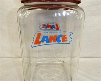 15IN LANCE STORE JAR W/ LID