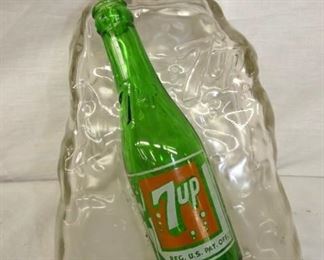 UNUSUAL 2PC. 7UP COUNTER DISPLAY