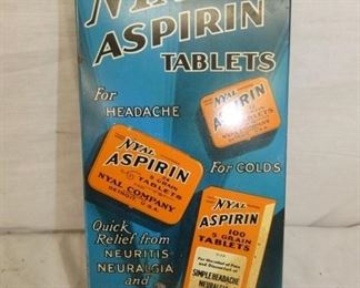 EARLY NYAL ASPRIN COUNTER DISPLAY