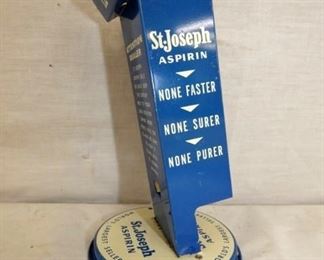 SAINT JOESEPH ASPIRIN COUNTER DISPLAY