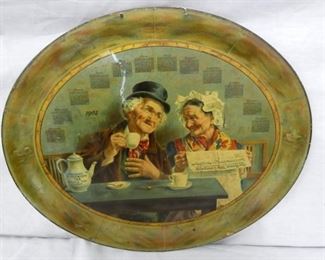 1905 BLACKWOOD TEA TRAY NICE GRAPHICS