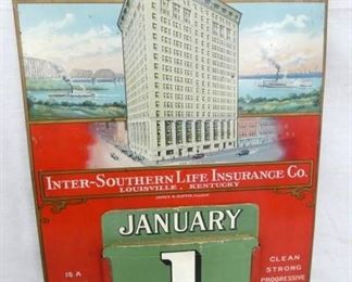 EARLY SOUTHERN LIFE INS. CO. CALENDAR