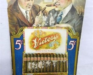 EARLY VICTORY CIGARS EASEL BACK