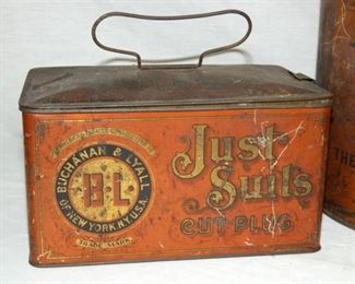 EARLY JUST SUITS TOB. TIN