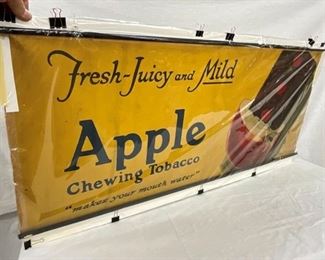LEFTSIDE APPLE CHEWING TOBACCO BANNER 