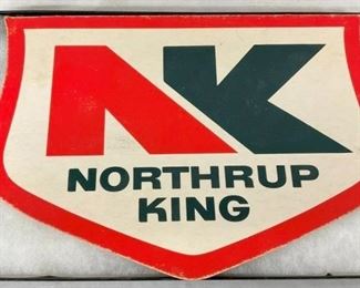 NORTHRUP KING CARDBOARD SIGN 