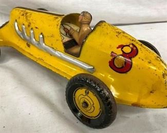 BACK VIEW NO. 8 RACE CAR 