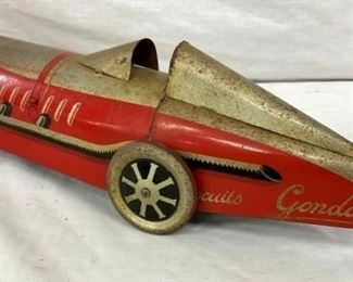 BACKVIEW TIN GONDOLO RACE CAR 