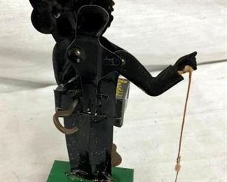 BACK VIEW TIN LITHO KEYWIND MAGICIAN 