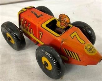 BACKVIEW MARX RACE CAR W/DRIVER 