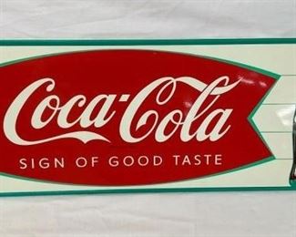 COCA-COLA SIGN OF GOOD TASTE SIGN 